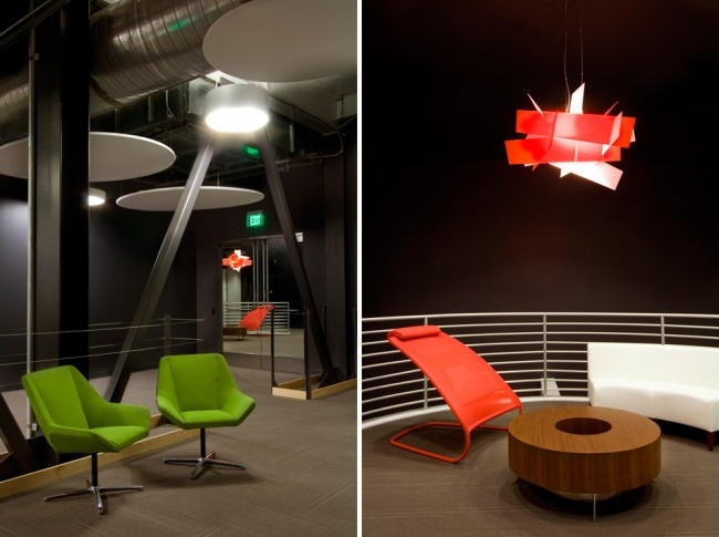 Lobby bar-stenové stropné panely pohlcujúce zvuk-interiérové ​​riešenia Skype