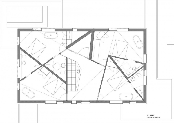 dizajnová prázdninová vila sukničková strecha dizajnová prázdninová vila v sukňovej streche