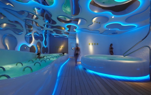 modrá farebná schéma kúpeľná kúpeľňa