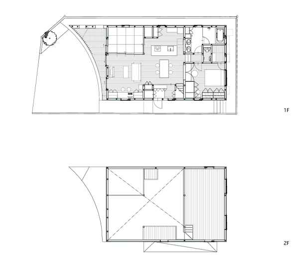 plány budovy Dom H mattch Moderný plán pre rodinný dom matný
