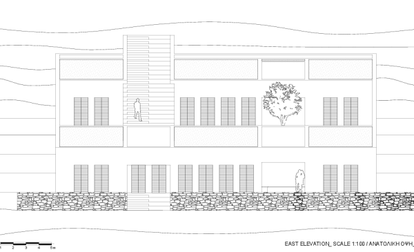 rekreačný dom na svahu grécko plány