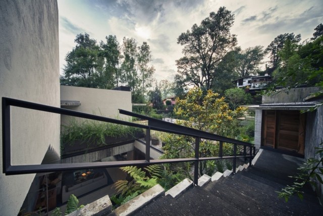 dom maza mexiko chk arquitectura schody vchod