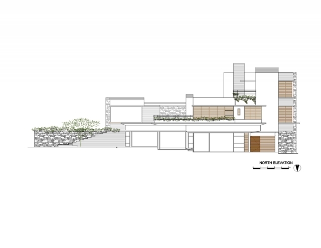 moderný dovolenkový dom mexiko severný pohľad