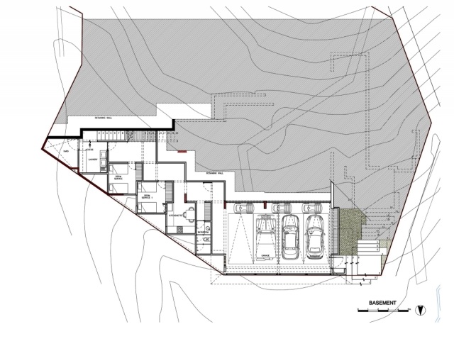 dom mexiko maza chk arquitectura plán podpivničená garáž