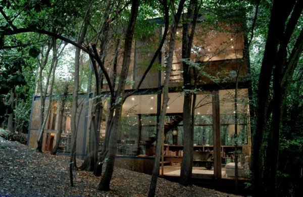 inovatívna fasáda skleneného domu inovatívna sklenená fasáda domu