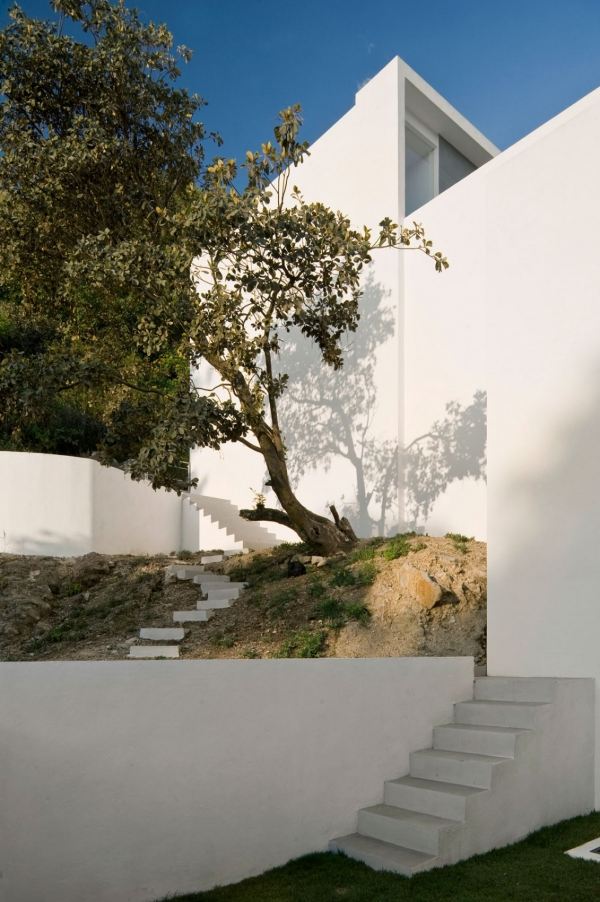 moderný svahový dom Mexiko od horskej krajiny Agraz arquitectos Dom na úbočí Mexiko Agraz arquitectos horská krajina