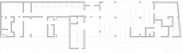 dom na svahu s výhľadom na garáž lima