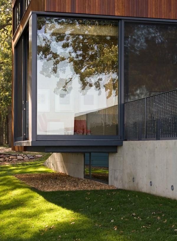 veľká zasklená stena