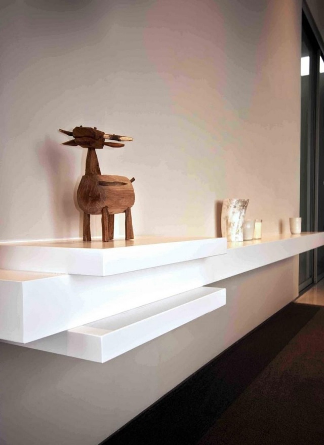 domová konfigurácia steny zodpovedajúca rôznym dekorom