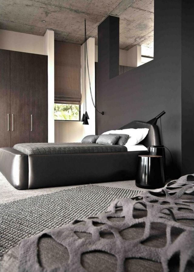 dizajn domu spálňa rám postele časti hlavy zaujímavé