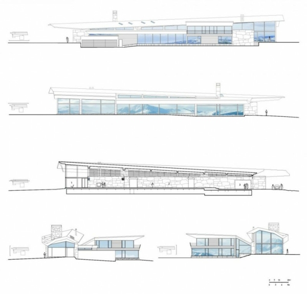 Pôdorys domu v horách Plán domu v horách pôdorysu