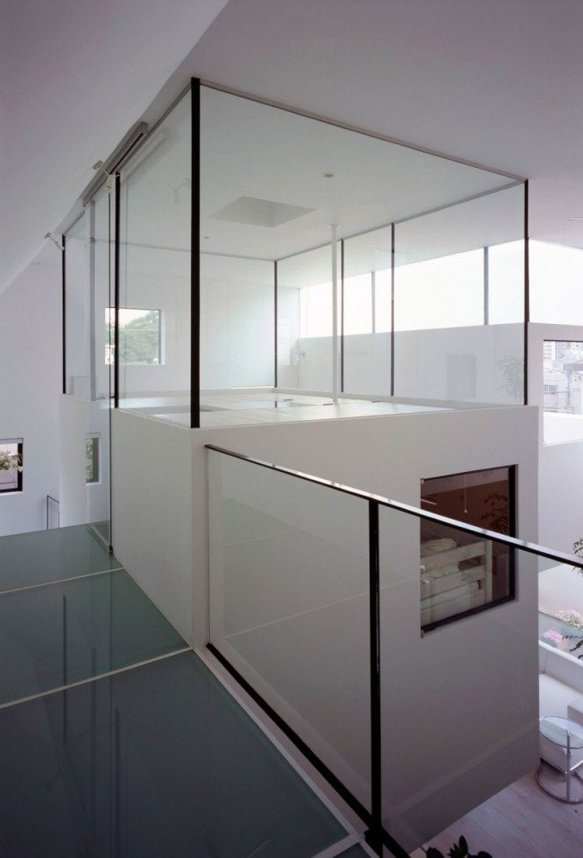 dom s garážou deväť automobilov 555 architektonická projekčná kancelária Moderný bytový dom deväť automobilov 555 architektonická kancelária