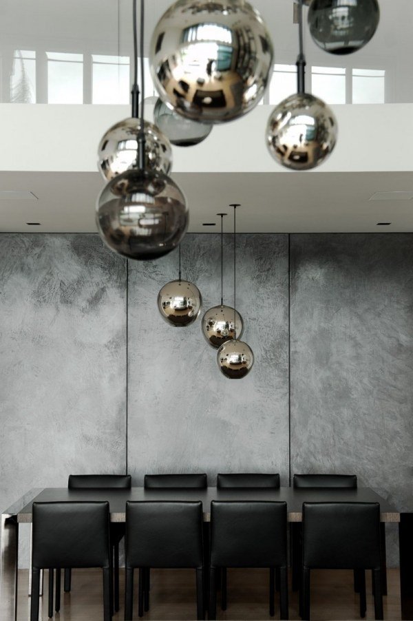 Moderný betónový dizajn steny domu Moderný dom-stena-dizajn-betón