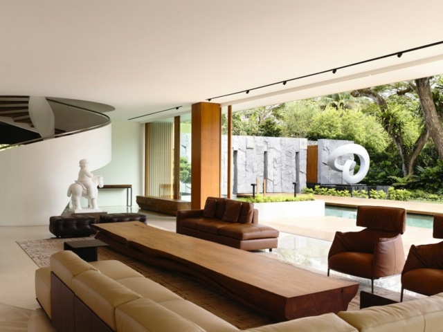 svetlý koberec rohová sedačka čalúnené kreslo