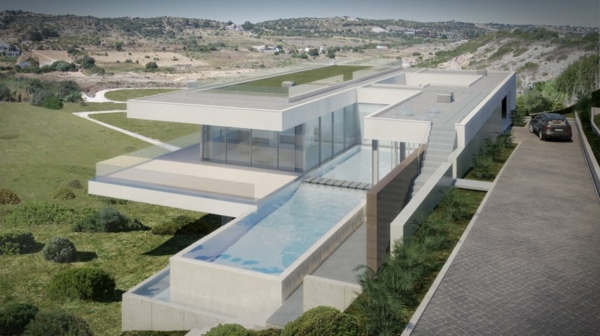 Moderný dom s minimalistickým dizajnom Moderný dom s minimalistickým dizajnom