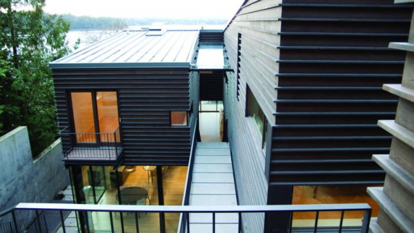 moderný malý dom - fasáda