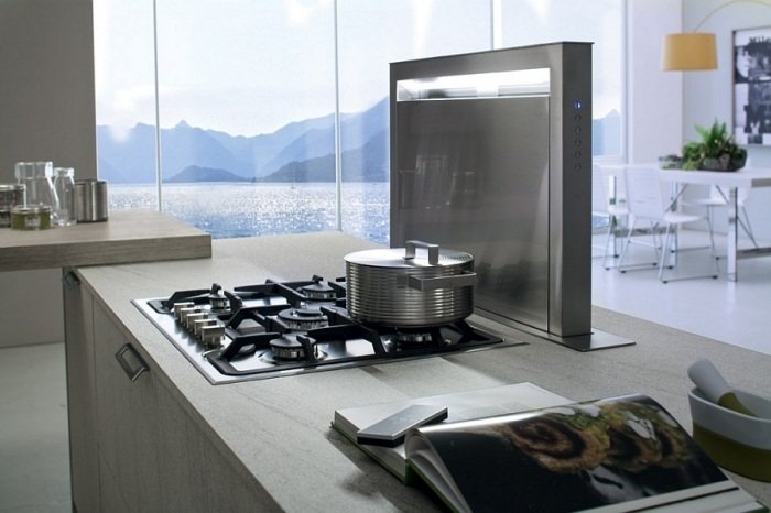 moderný kuchynský systém s inovatívnymi ostrovnými vstavanými plynovými varnými doskami moderný-kuchynský-systém-inovatívny-varný-ostrovček-vstavané-plynové varné dosky