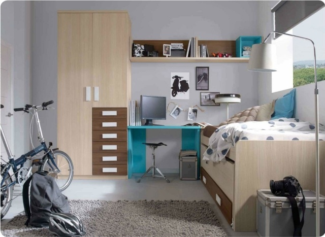 moderné-detská-izba-chlapec-nábytok-drevená dyha-svetlo-modré-akcenty