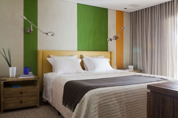 zelený oranžový kombi dizajn farmy v sao paolo