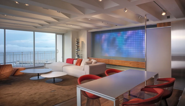 Moderný loft v San Franciscu -svetelná inštalácia Moderný byt v San Franciscu -svetelná inštalácia