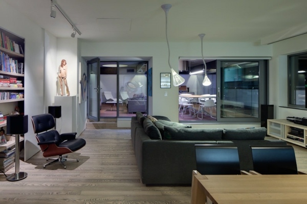 elegantný elegantný dizajn loftu - umelecká dekorácia