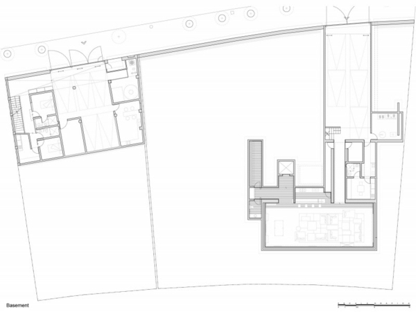 Moderný plán pevného domu Moderný plán mestskej vily