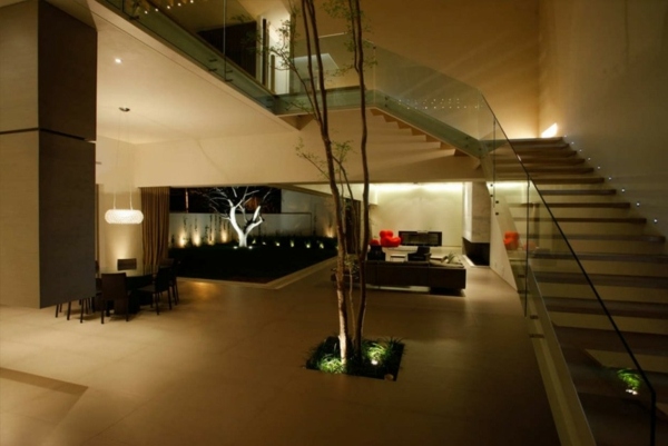 priestranná obývačka-moderný dom-Mexiko priestranná obývačka-moderný dom-Mexiko