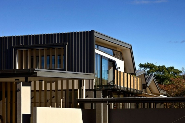 moderná horská chata drevená fasáda moderná horská chata drevená fasáda