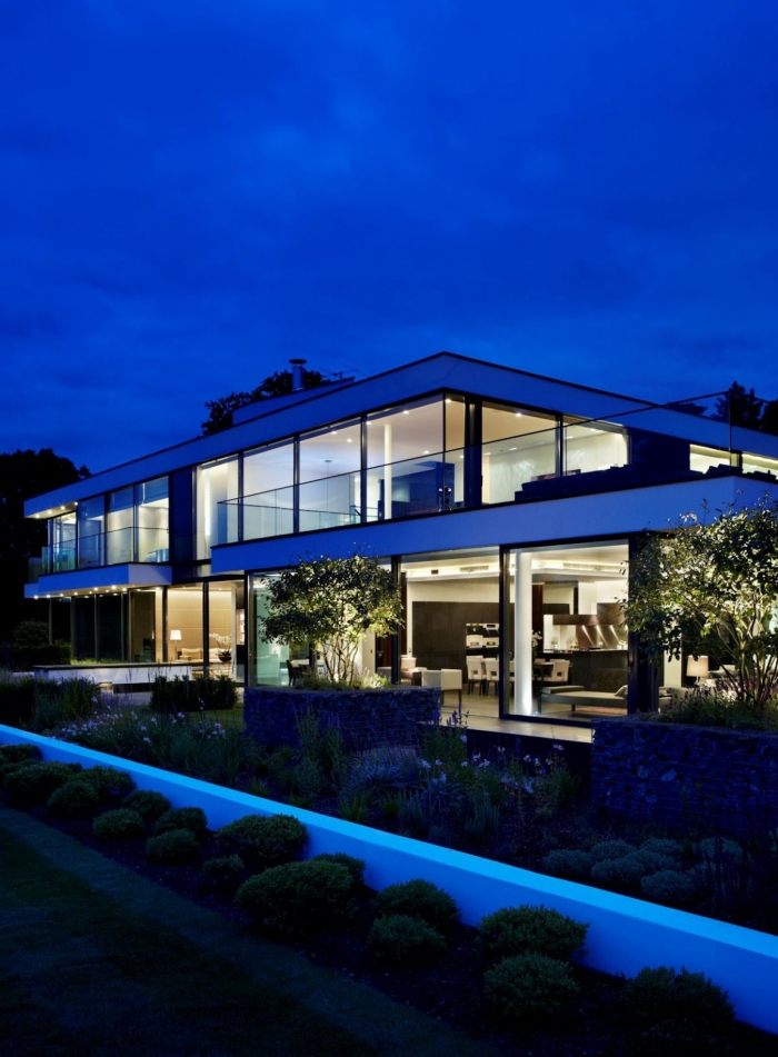 berkshire-plochá-strecha-dom-novostavba-byt-projekt-záhrada-rastlina-moderné