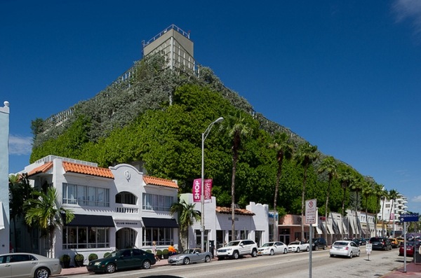 Parkovacia garáž veľkolepá Balet Valet Garage Design Fasáda zelene Miami