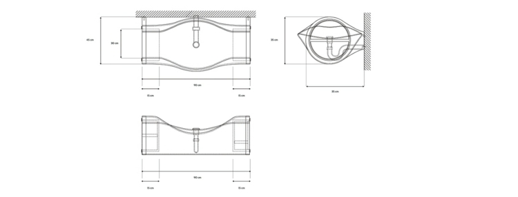 moderné-umývadlo-technický-kresba-prierez-hore-dole-bok