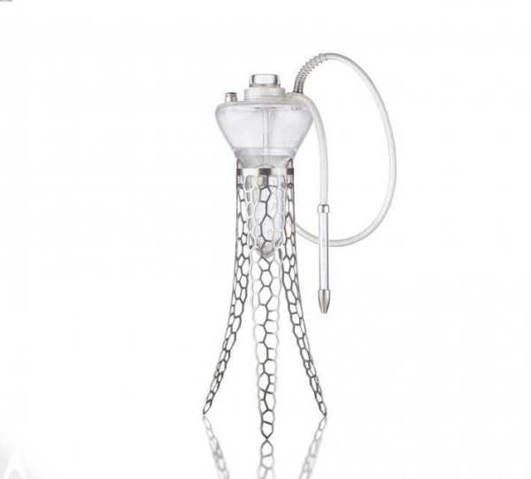 vodná fajka coralica sépia od spoločnosti medusedesign