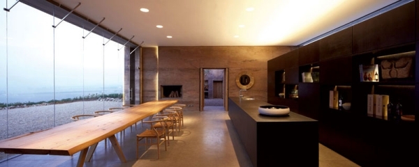 moderný degustačný dom s plochou strechou, údolie Casablanca