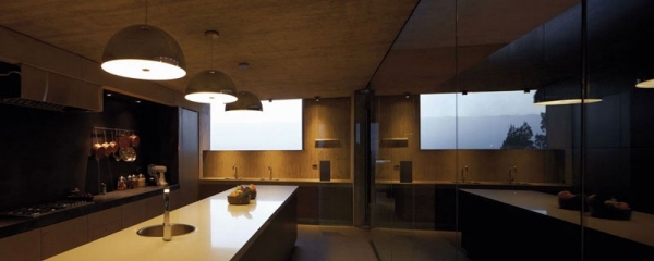 moderný degustačný dom kuchynský ostrov