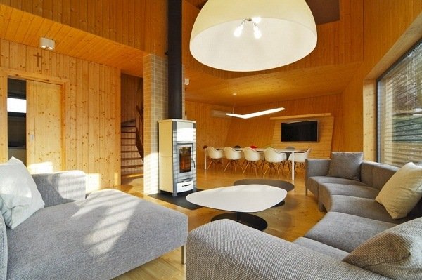 útulná moderná obývačka útulná moderná obývačka