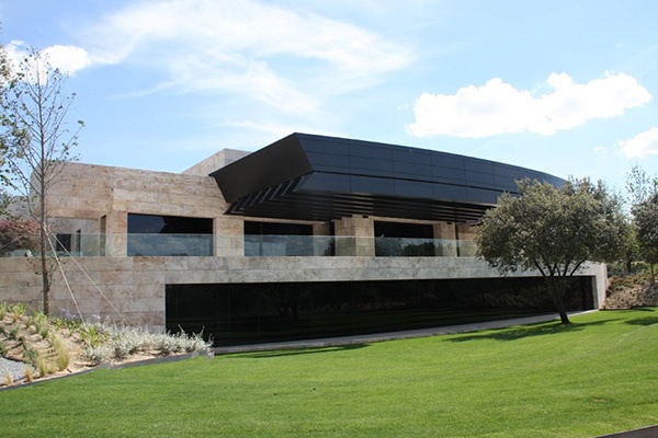 Moderný Zen majetok v Madride -far Moderný zenový dom v Madride -far