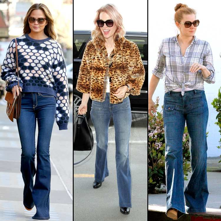 Móda 70. rokov je späť - zvonové nohavice Módne trendy 2015 kombinovať zvonové nohavice a svetre