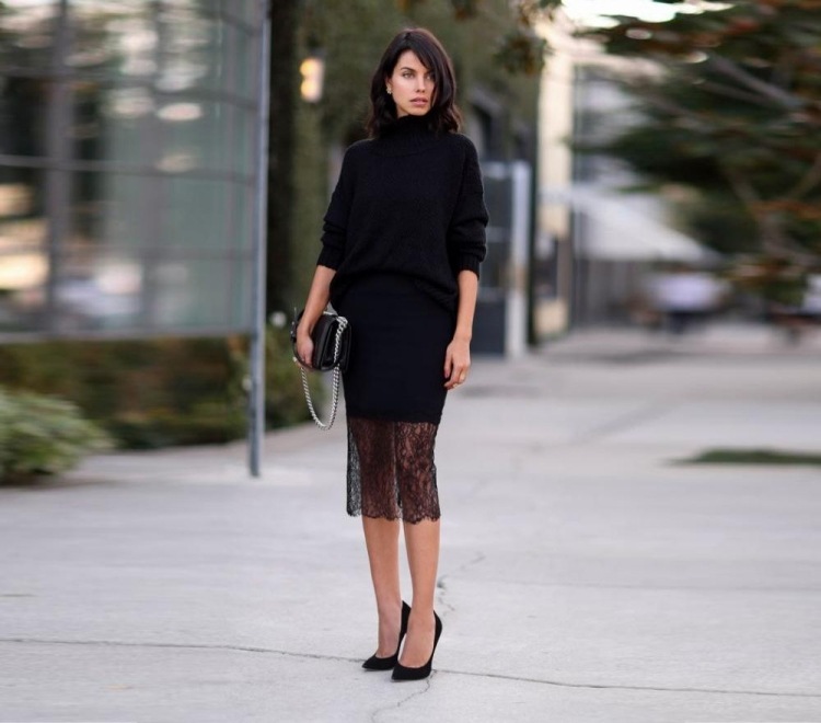 Ceruzkové sukne pôsobia žensky a dajú sa kombinovať s čímkoľvek Módne trendy 2015 Nápady na oblečenie pre ceruzkovú sukňu