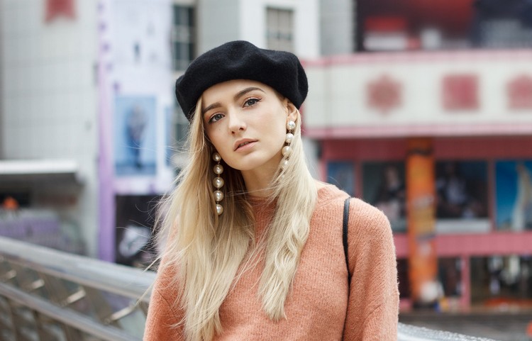 módne trendy 2018 pinterest baret vyhlásenie náušnice