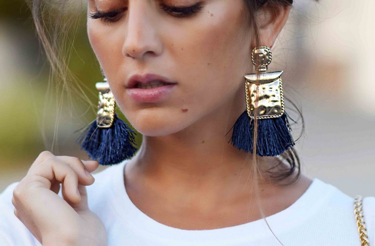 módne trendy 2018 šperky pinterest vyhlásenie náušnice strapce