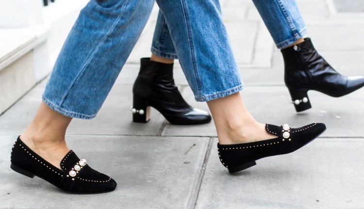 topánky trend 2018 pinterest zdobené perly módny trend