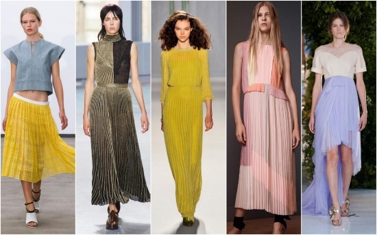 Módne trendy jar-leto 2014 dizajnérska moderná kolekcia dizajnérska kolekcia moderné skladané skladané svieže farby