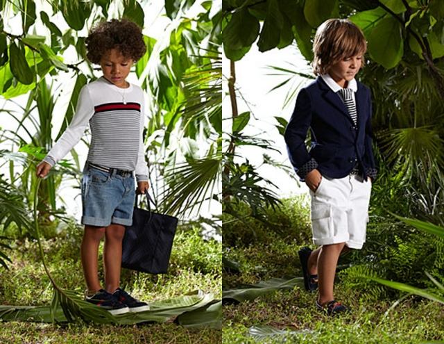 Letné návrhy od chlapcov Gucci móda chlapci morský štýl Gucci