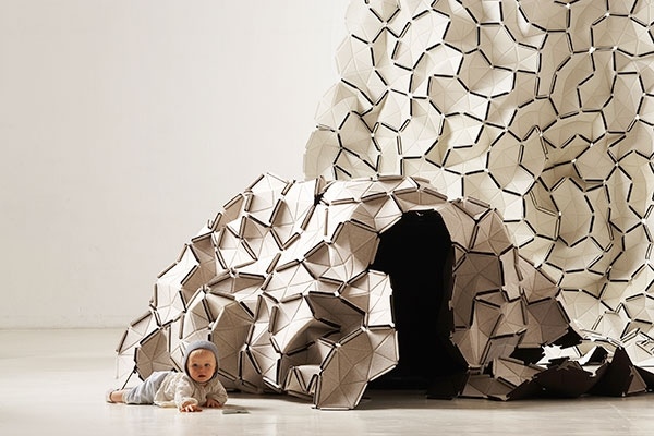 Nápady na dizajn deco-modulárny dizajn bielej steny