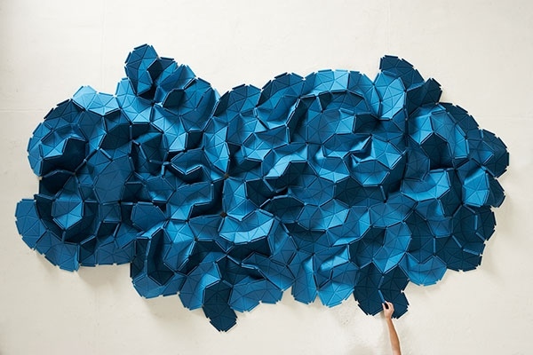 Nápady na dekoráciu v oblakovo modrej tkanine