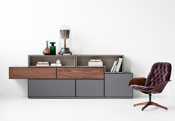 modulárne systémy piure modulárne police matné masívne drevo