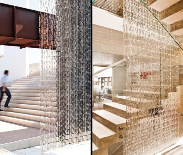 modulárny systém schody rozdeľovača krištáľového skla do miestnosti modulárny systém presklený rozdeľovač miestnosti schody