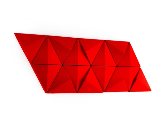 Obklad na stenu Modul červených nástenných panelov