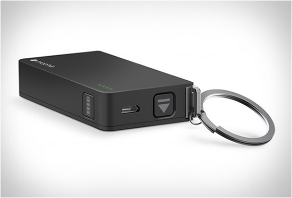 Kompaktná štruktúra Mophie mophie-power-device-key-ring-black