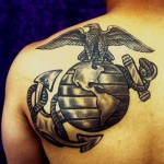 Tengerészgyalogság tetoválása 1